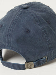 Blue Embroidered Sun Cap