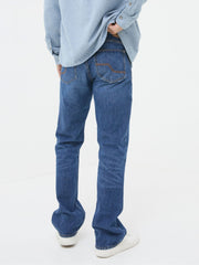 Stone Wash Blue Bootcut Jeans