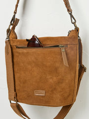 Elle Tan Brown Cross-Body Bag