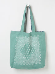 Navy Blue 100% Cotton Reversible Tote Bag