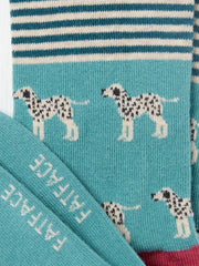 Green Dalmatian Women's Socks