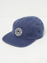 Blue 100% Cotton 5 Panel Patch Cap