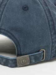 Blue Embroidered Sun 100% Cotton Cap