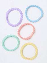 Multi Plain Hair Ties 5 Pack