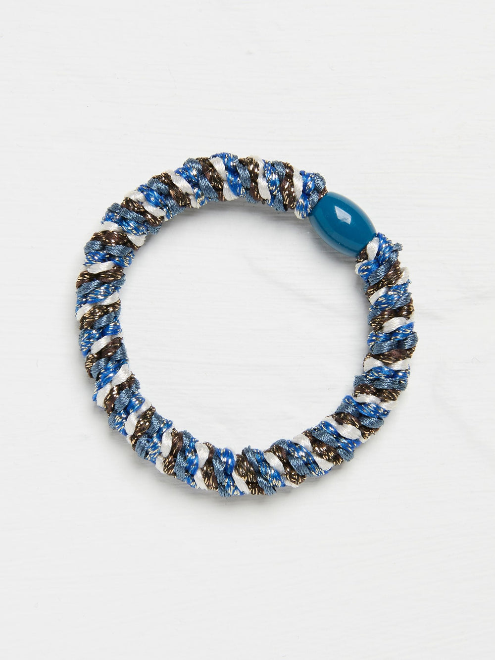 Blue Twist Hair Tie