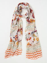 Ivory Wilding Printed Lightweight Scarf