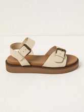 Ambie Ivory Buckle Sandal