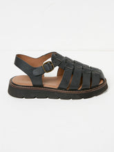Black Elodie Fisherman Sandals