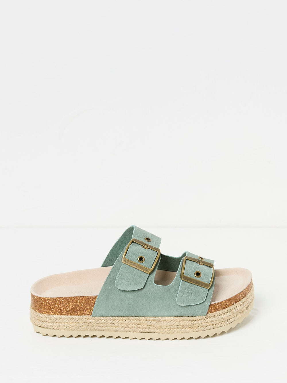 Meldon Green Haze Flatform Sandal