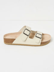 Ivory Leather Meldon Sandal