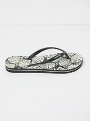 Portloe Black Flip Flop