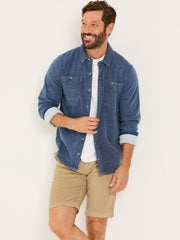 Indigo Blue Sweat Shirt