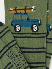 Green Men's Off Roader Socks