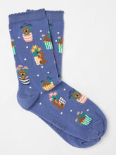 Blue Garden Dogs Women's Socks