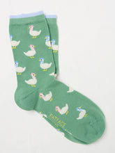 Green Geese Women's Socks