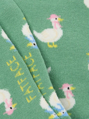 Green Geese Women's Socks