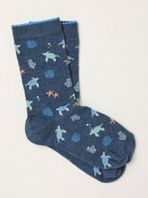Blue Turtle Socks