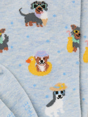 Blue Dog Socks