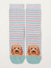 Grey Dog Toe Socks