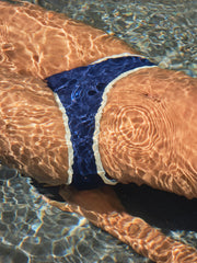 Hampton Dark Vintage Blue Bikini Bottoms