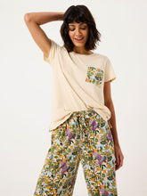 Natural Peacock Linen Blend T-Shirt