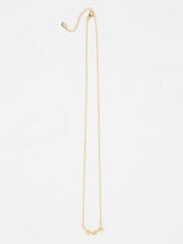 Gold Tone Trio Star Pendant Necklace