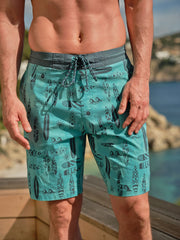 Camber Green Surf Swim Shorts
