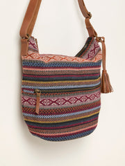 Evalie Multi Woven Crossbody Bag