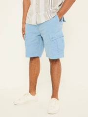 Breakyard Blue Cargo Shorts