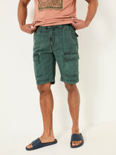 Rye Dark Teal Garment Dye Utility Shorts