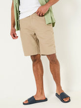 Mawes Stone Cotton Linen Chino Shorts