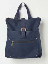 Navy Alba Canvas Rucksack