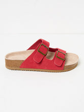 Red Leather Meldon Sandal