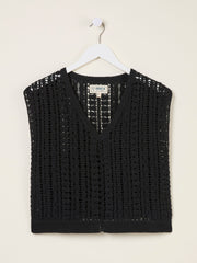 Florence Black Knitted Tank