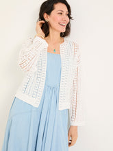 Florence White Knitted Cardigan