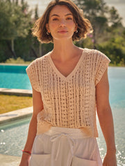 Florence Rose Pink Knitted Tank