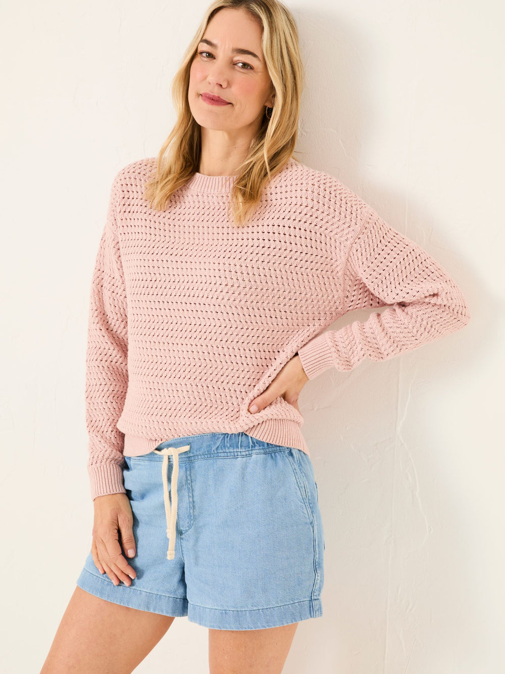 Annabelle Light Pink Knitted Jumper