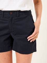 Padstow Navy Chino Shorts
