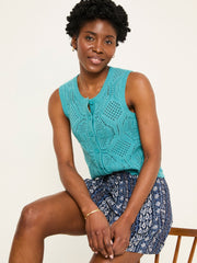 Indigo Blue Paisley Flippy Shorts