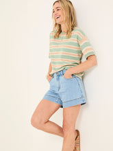 Broadway Light Vintage Blue 100% Cotton Denim Shorts
