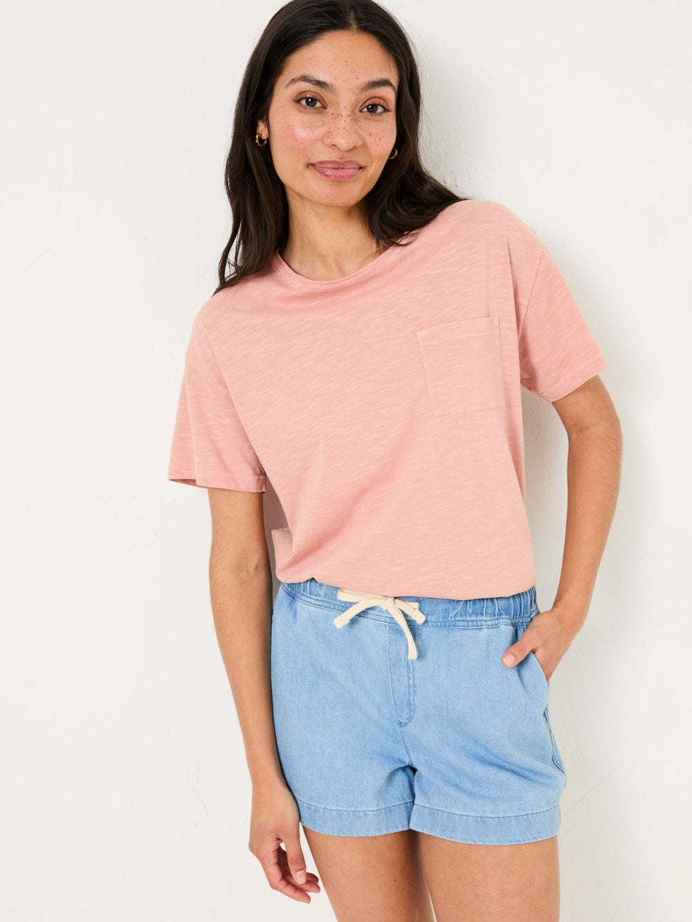Ashby Light Vintage Blue Drawstring Shorts
