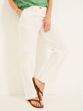 Ellie White Straight Leg Trousers