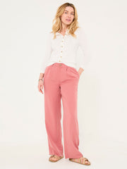 Penny Rose Pink Wide Leg Trousers