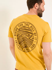 Gold Hiking Hills Tshirt