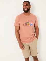 Brown Living The Zest Life Tshirt