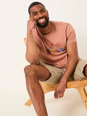 Brown Living The Zest Life Tshirt