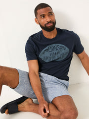Navy Lions Tour Graphic Tshirt