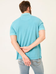 Bright Blue Pique Polo