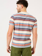 Trescowe Blue Trescowe Stripe Tshirt