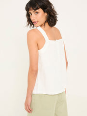 Carly White Cami Top